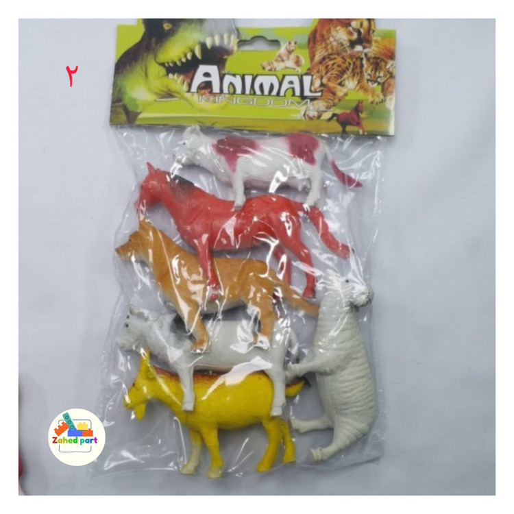 خرید آنلاین باغ وحش 6 عددی کوچک خارجی به صورت تک و عمده