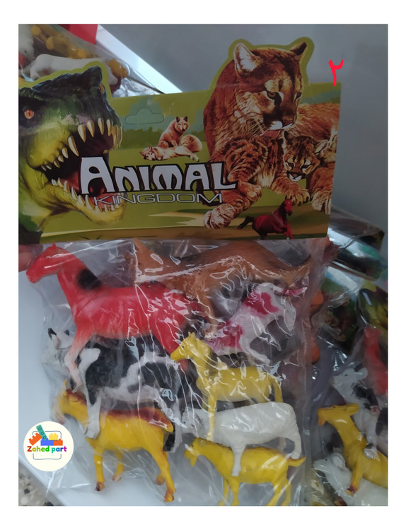 خرید آنلاین باغ وحش 6و8 عددی خارجی به صورت تک و عمده