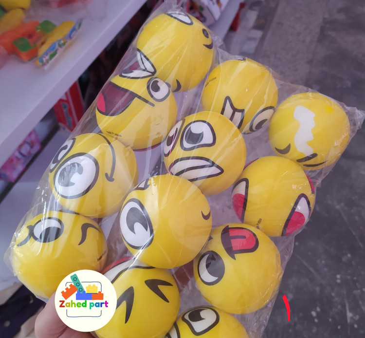 خرید آنلاین توپ اسفنجی متوسط (12عددی) به صورت تک و عمده