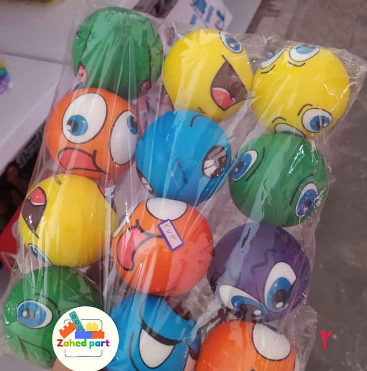 خرید آنلاین توپ اسفنجی متوسط (12عددی) به صورت تک و عمده