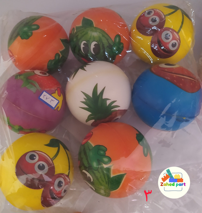 خرید آنلاین توپ اسفنجی متوسط (12عددی) به صورت تک و عمده