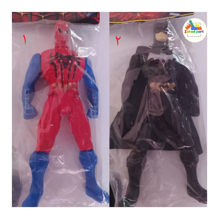 خرید آنلاین فیگور بتمن و اسپایدرمن به صورت تک و عمده