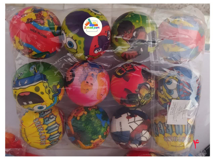 خرید آنلاین توپ اسفنجی متوسط (12عددی) به صورت تک و عمده