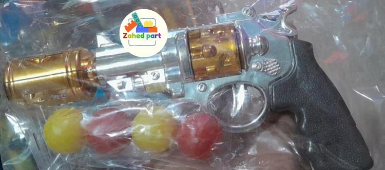 خرید آنلاین هفت تیر توپ انداز طلایی به صورت تک و عمده