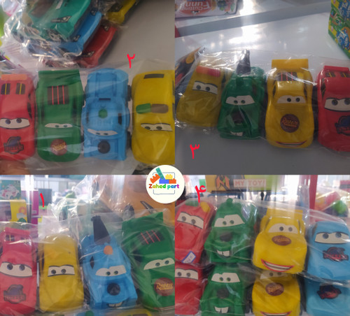 خرید آنلاین سرویس ماشین (4عددی) مک کویین ساده به صورت تک و عمده