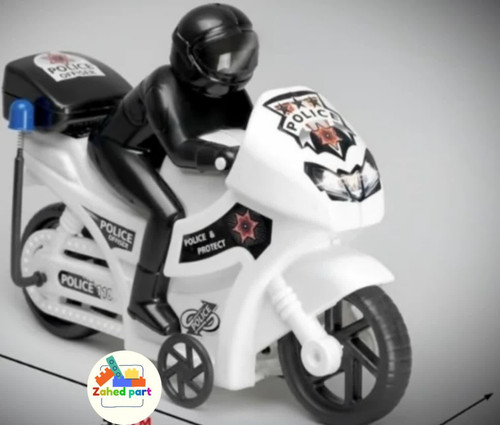 خرید آنلاین اسباب بازی موتور سوار پلیس بزرگ به صورت تک و عمده