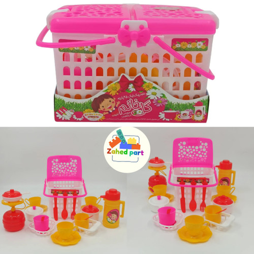 خرید آنلاین سرویس گل خانم سبد پیک نیک بزرگ به صورت تک و عمده