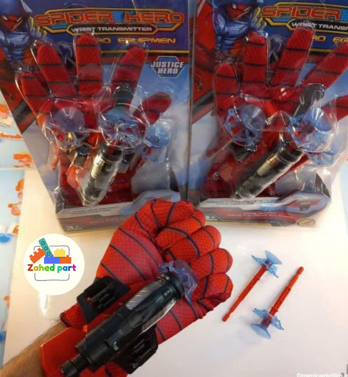 خرید آنلاین دستکش اسپایدرمن به صورت تک و عمده