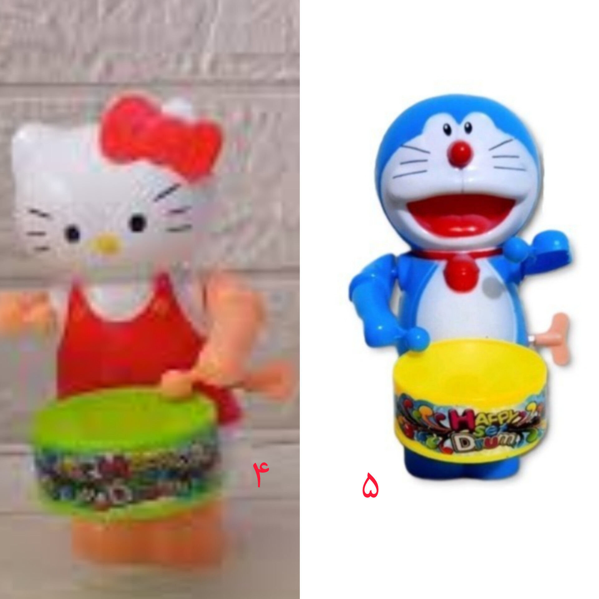 خرید آنلاین حیوانات کوکی طبل دار به صورت تک و عمده