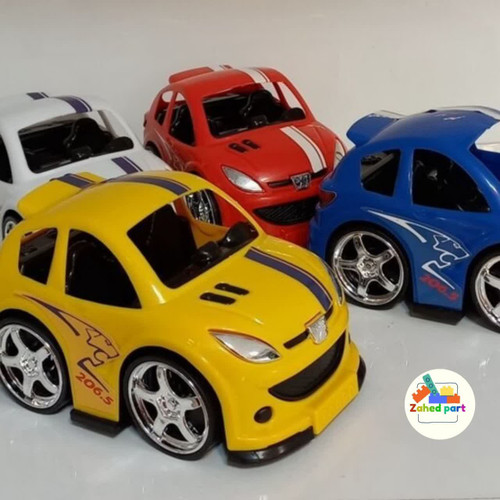 ماشین اسباب بازی 206 کوچک وکیوم، مناسب بازی کودک و خرید تکی و عمده